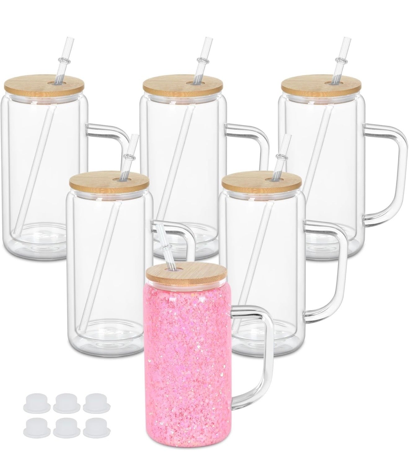 16 Ounce Glass Snow globe (no lava)