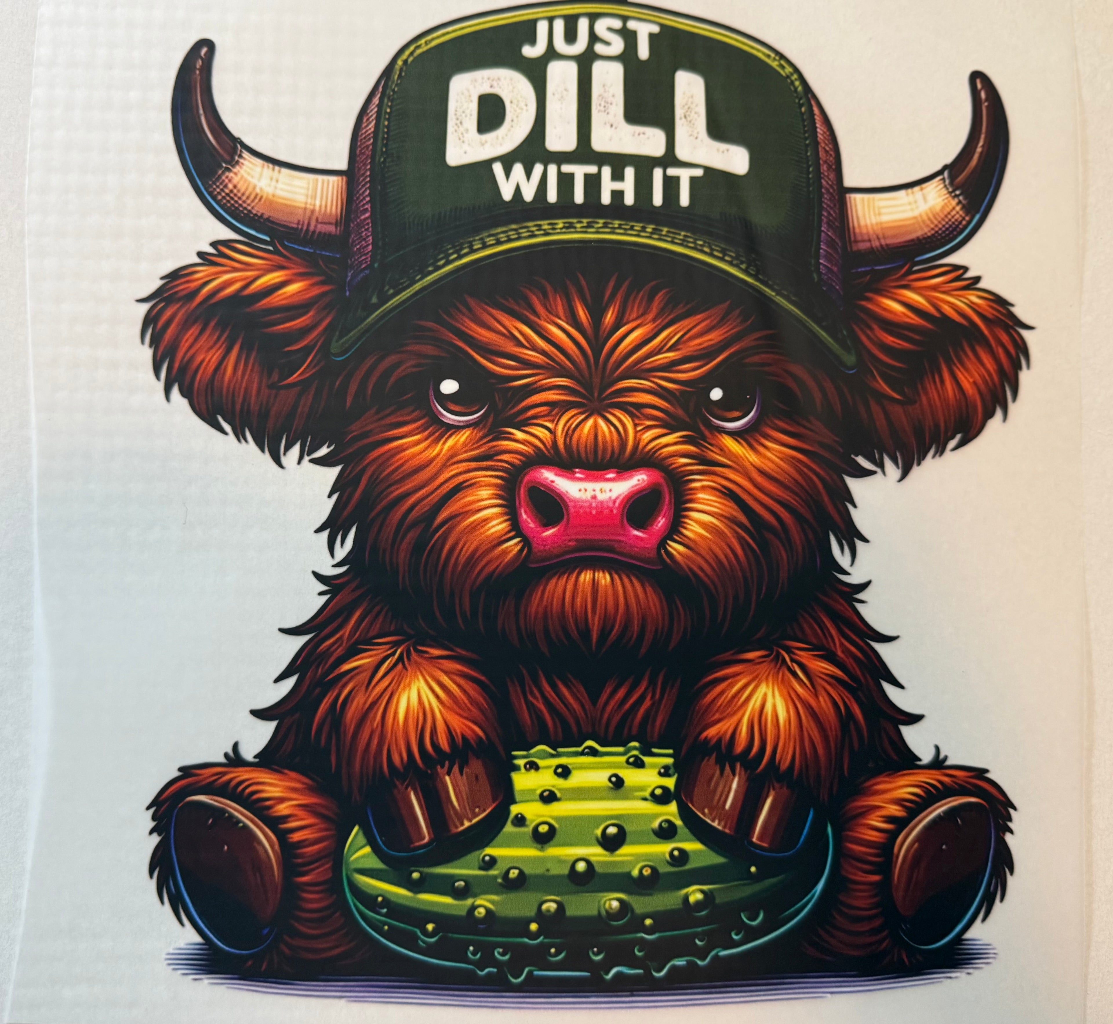 Cow Just Dill With It Transfer