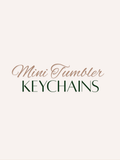 Mini Tumbler Keychains