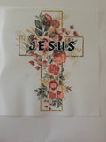 Jesus with Cross Heat Transfer
