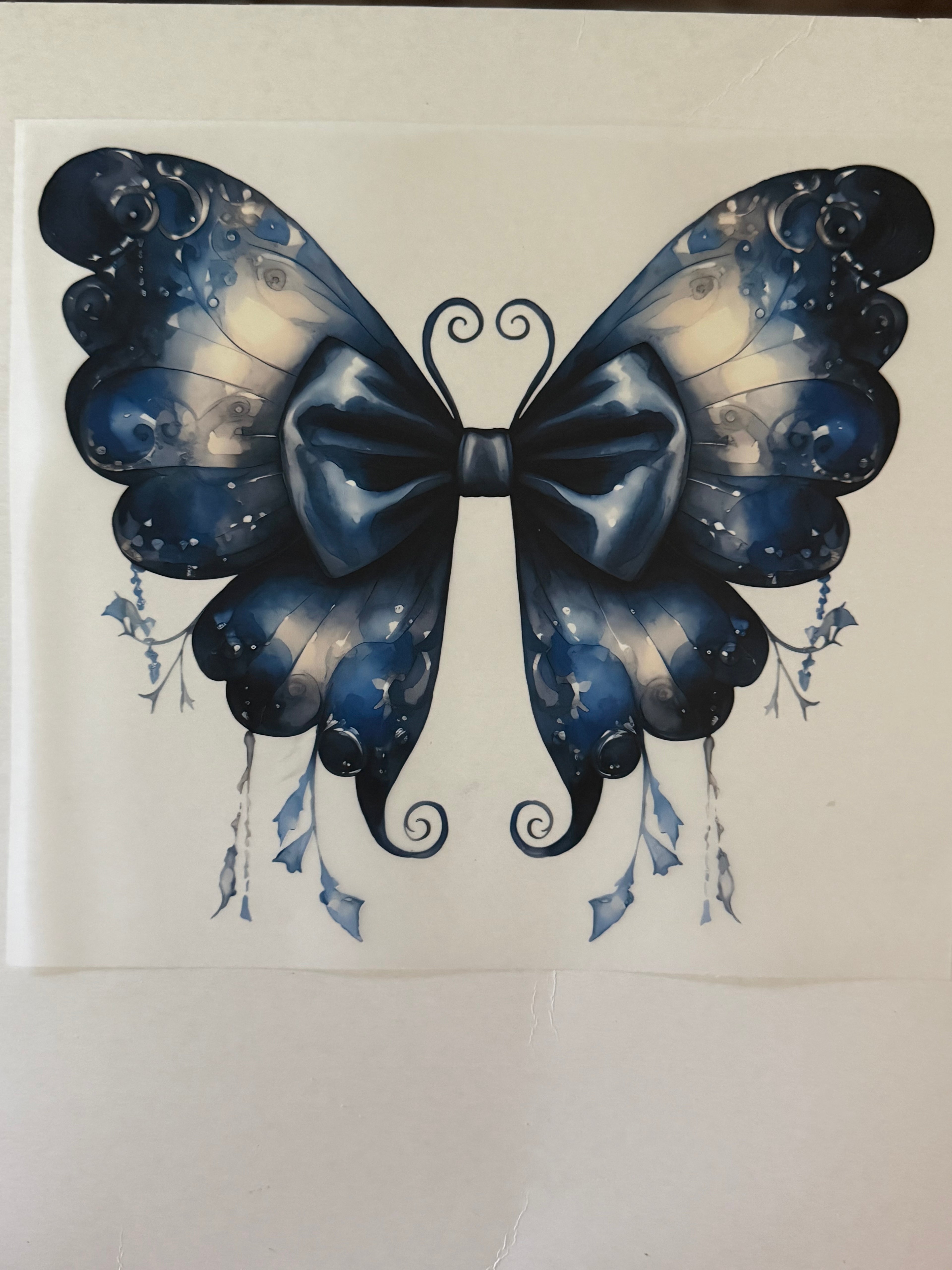 Butterfly with Bow Heat Transfer