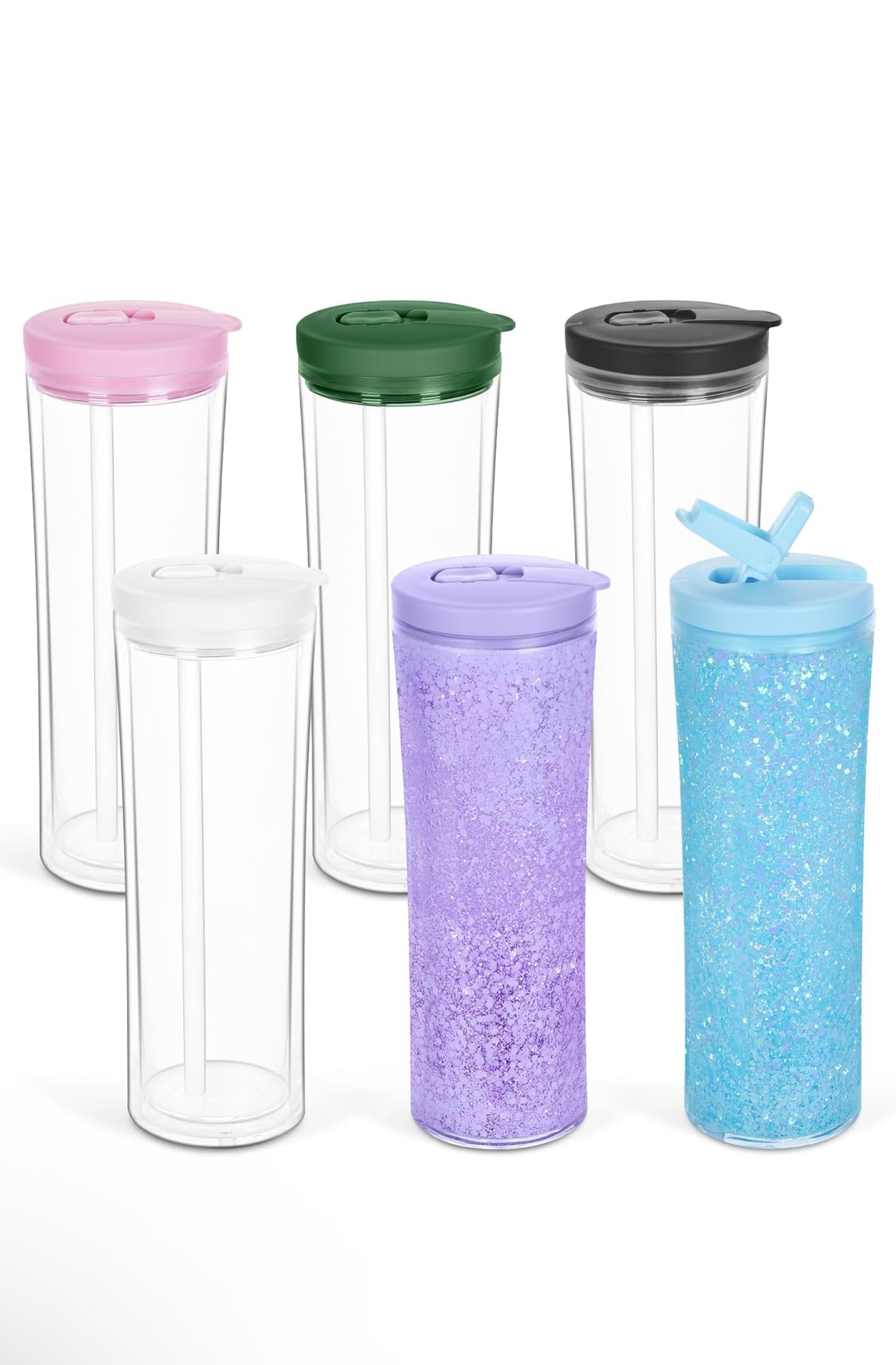 20 Ounce Snow-globe Tumbler Flip top